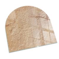 GLASPLATTE für Kamin 100x100 cm - Beige, Glas (100/100/0.4cm) - TULUP