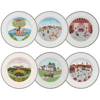 SPEISETELLER KOLLEKTION Design Naif bunt ø 27 cm 6er Set - Multicolor, Keramik (27cm) - Villeroy & Boch