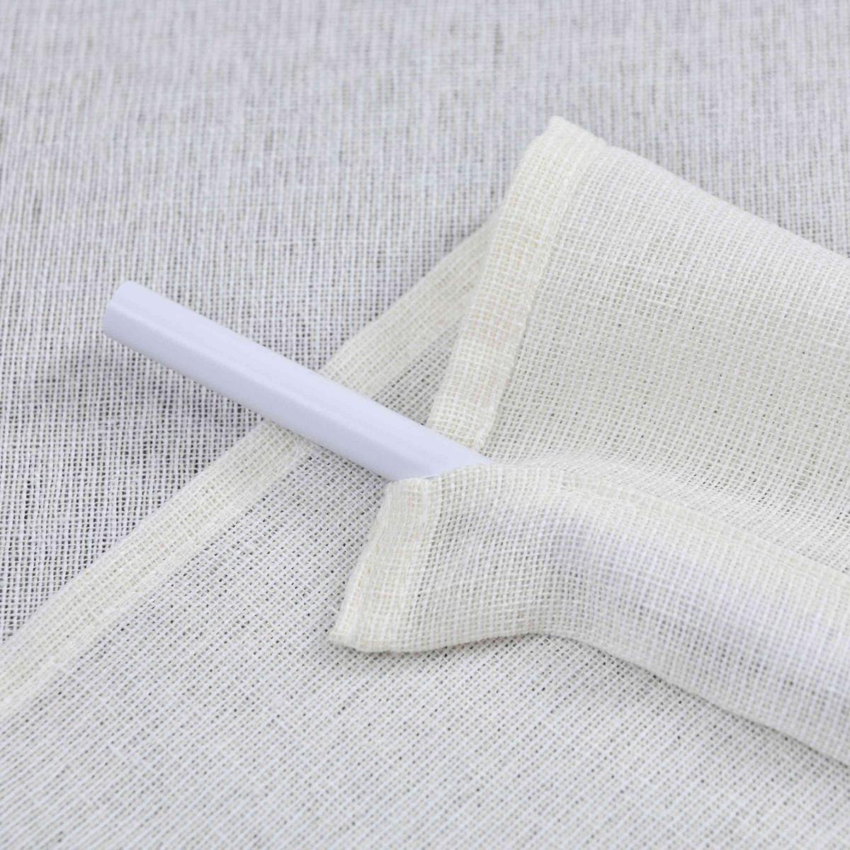 SCHIEBEVORHANG 2ER SET »Leipzig« HxB 245x60 cm Natur - Naturfarben, Textil (60/245cm) - Gardinenbox