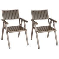 GARTENSTUHL Schwarz, Beige - Beige/Schwarz, Metall (57/87/53cm) - MCW