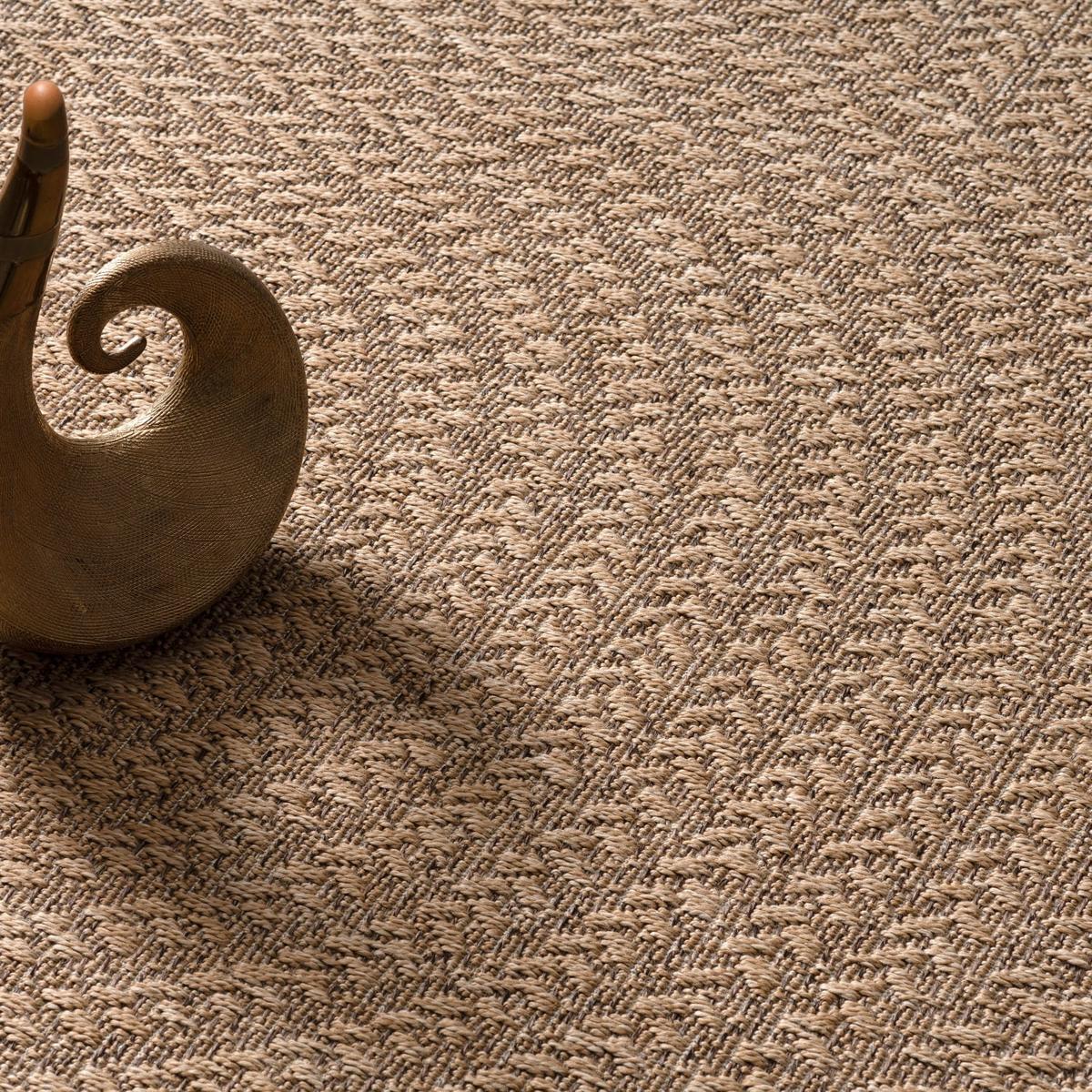 FLACHWEBTEPPICH, einfarbig, aus Polypropylen, Beige, 80 x 150 cm - Beige, Textil (150/80cm) - KADIMA DESIGN