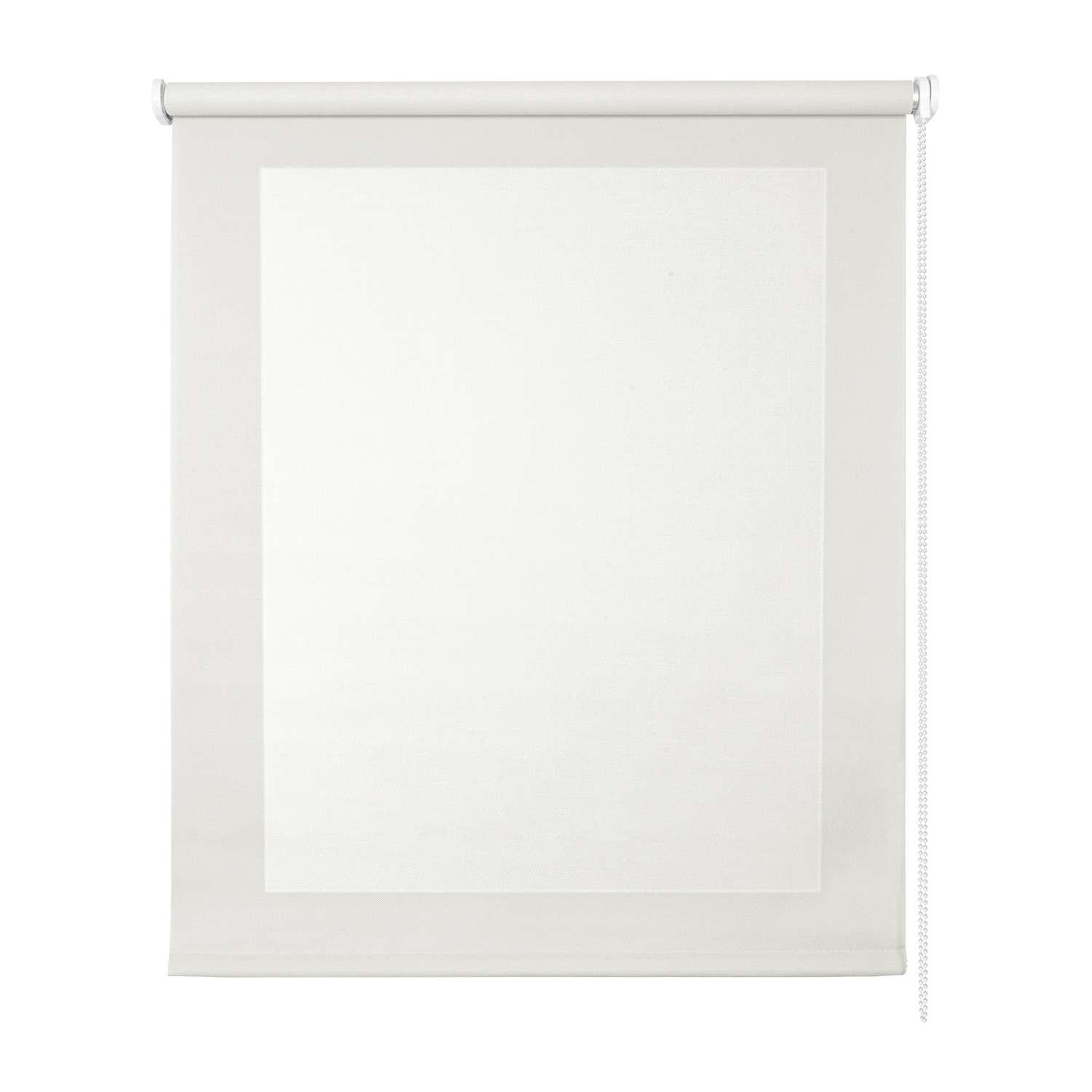 SCREEN-ROLLO Weiß, 80 cm x 180 cm - Weiß, Kunststoff (80/180cm) - STORESDECO