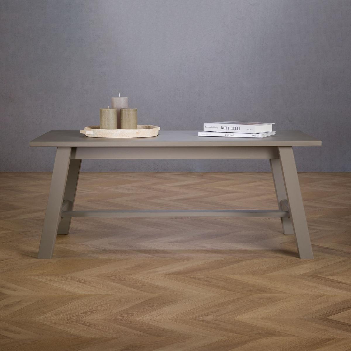 COUCHTISCH LUZERNA - Grau, Holz (60/110/45cm) - IDIMEX