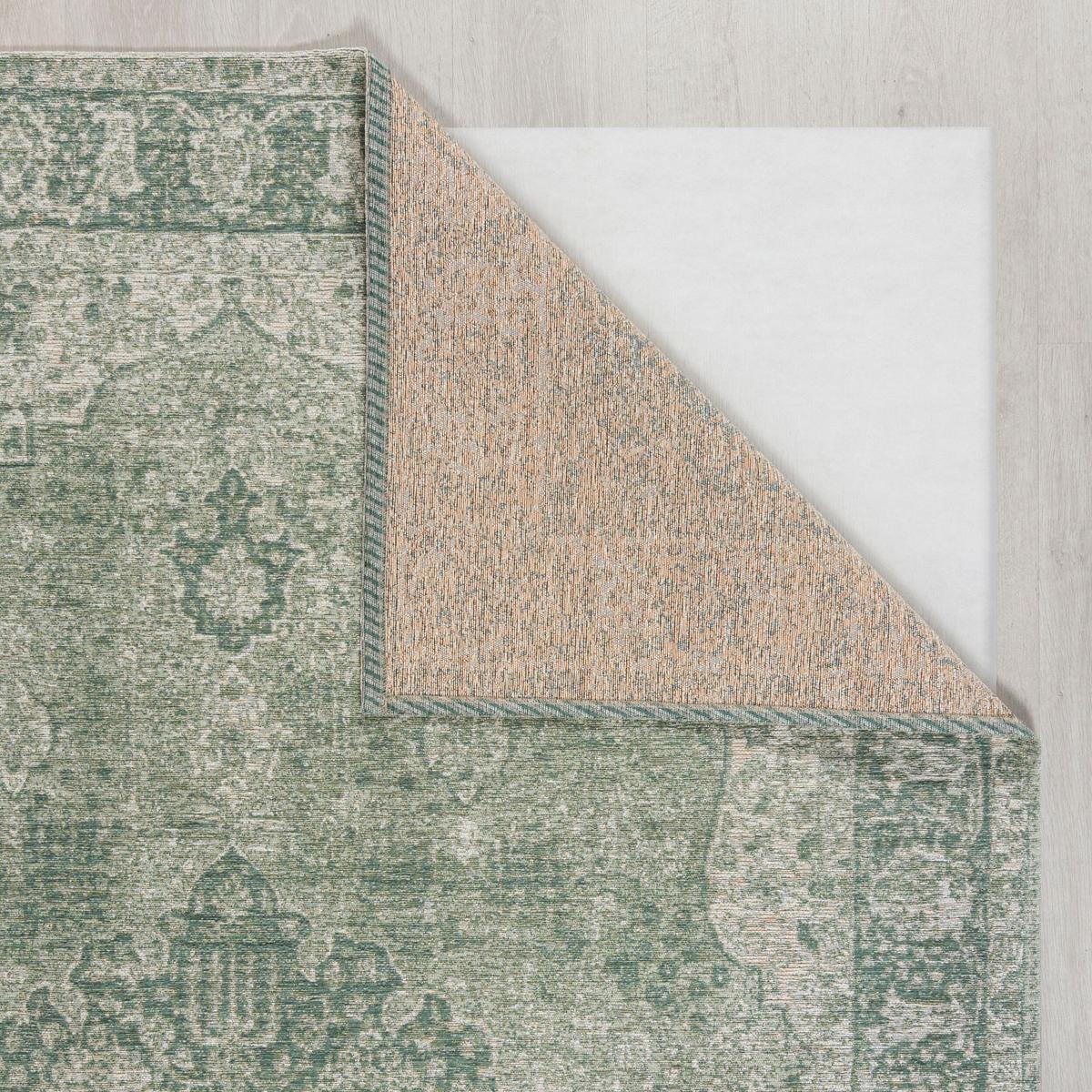TEPPICH COQUET, im Vintage-Stil, Grün, 200 x 290 cm - Grün, Textil (290/200cm) - KADIMA DESIGN