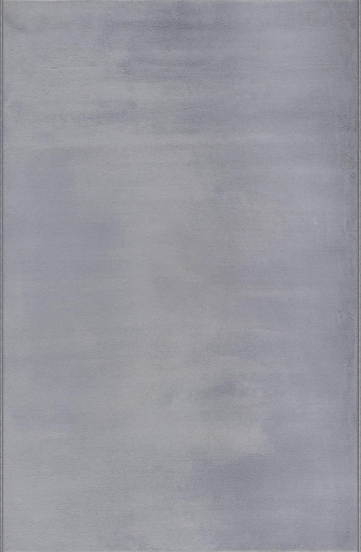 KURZFLORTEPPICH Antirutsch Uni DOUBS Polyester Grau 140 x 200 cm - Grau, Textil (140/200cm) - KADIMA DESIGN