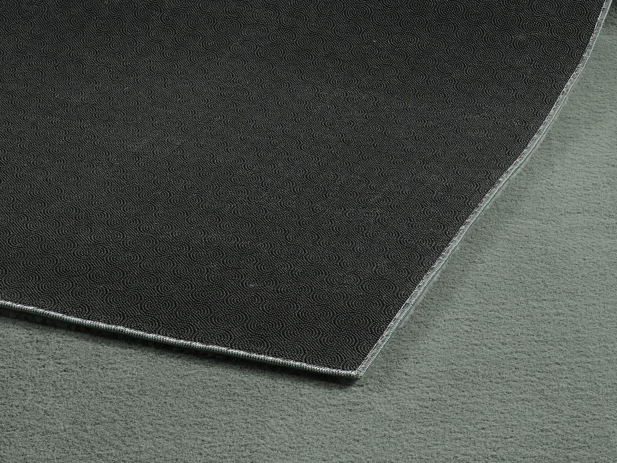 KURZFLORTEPPICH Antirutsch Uni RUTOR Polyester Grün 160 x 220 cm - Grün, Textil (160/220cm) - KADIMA DESIGN