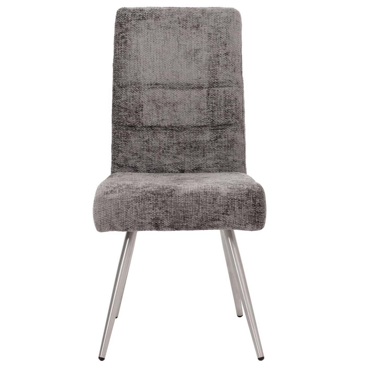 ESSZIMMERSTUHL Grau 2er-Set - Grau, Textil (68/97/64cm) - MCW