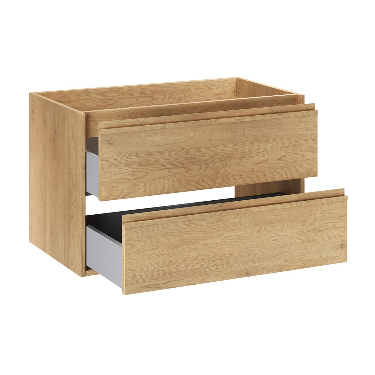 WASCHTISCH 81cm Edmé Holz - Braun, Holzwerkstoff (81/52/46cm) - Petits-meubles