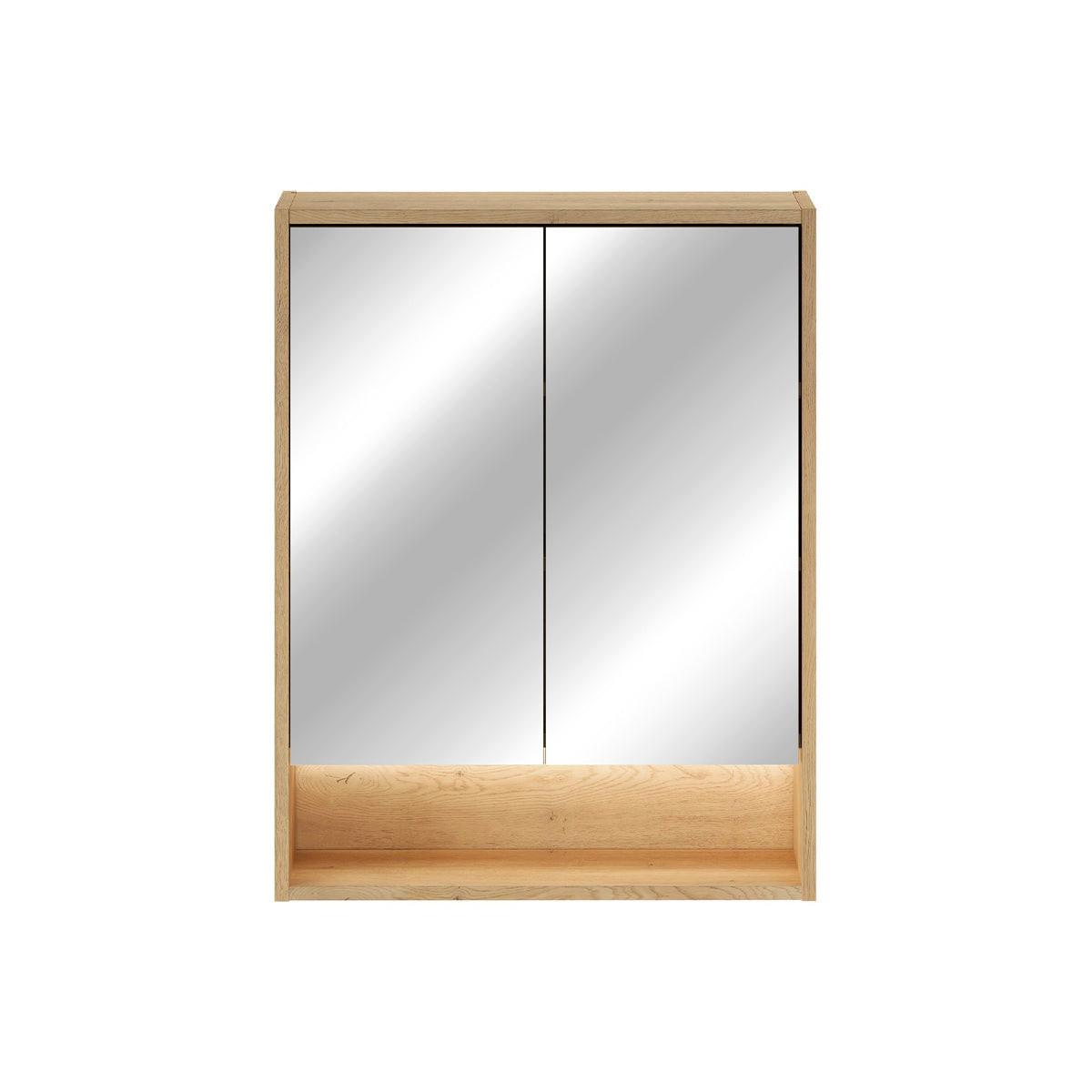 BADMÖBEL 120cm Edmé 2er-Set Holz - Braun, Holzwerkstoff (120/52.2/46cm) - Petits-meubles