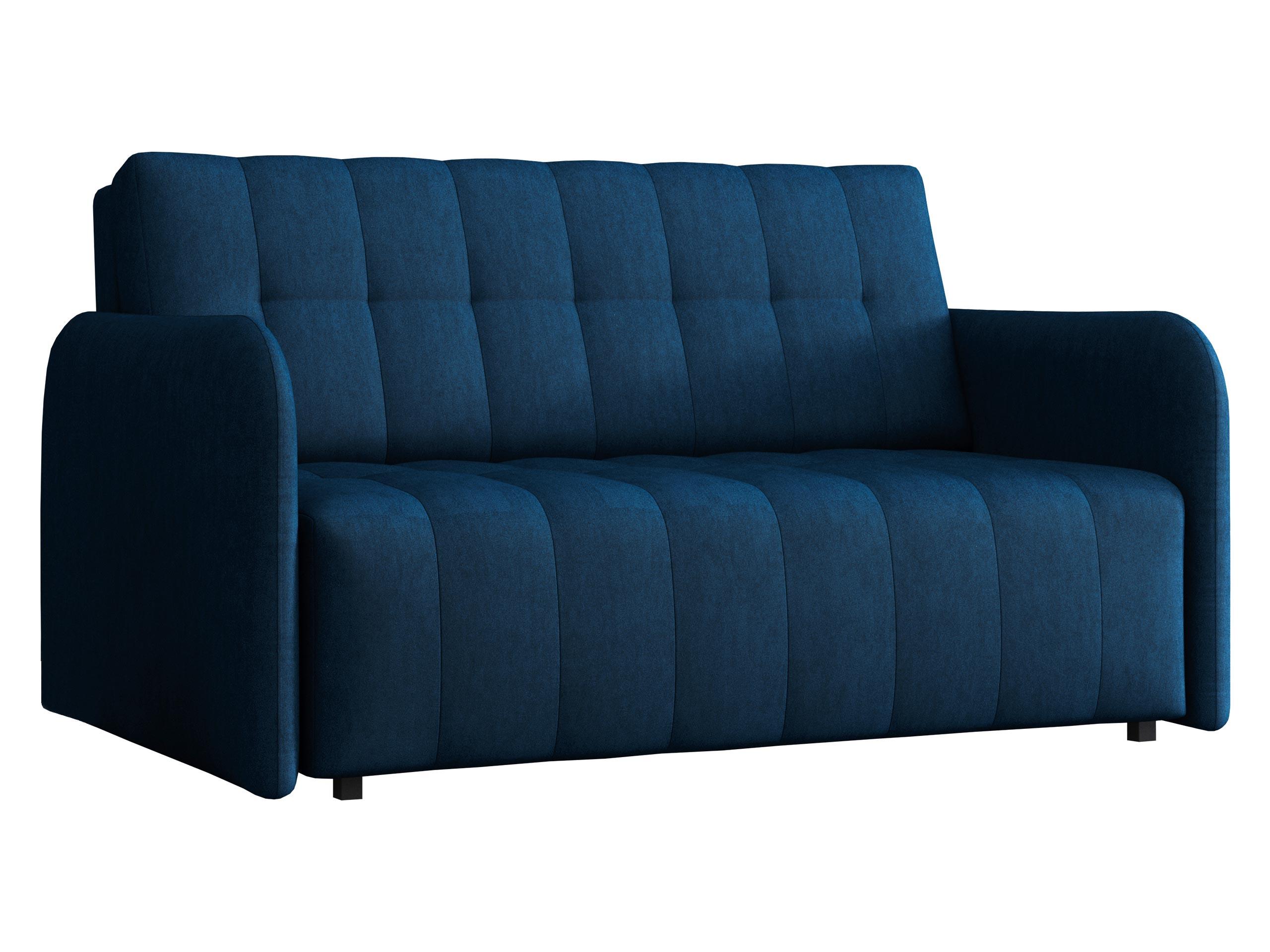 SCHLAFSOFA Viva Grand III - Schwarz/Dunkelblau, Holz/Kunststoff (145/85/95cm) - MIRJAN24
