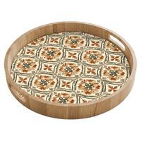 TABLETT Elegant - antik - farbenfroh 40x40 cm - Multicolor, Holz (40/5/5cm) - OnlyWow