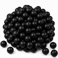BÄLLEBAD-BÄLLE 50 Stück, Schwarz, 5.5 cm - Schwarz, Kunststoff (5.5/5.5/5.5cm) - Littletom