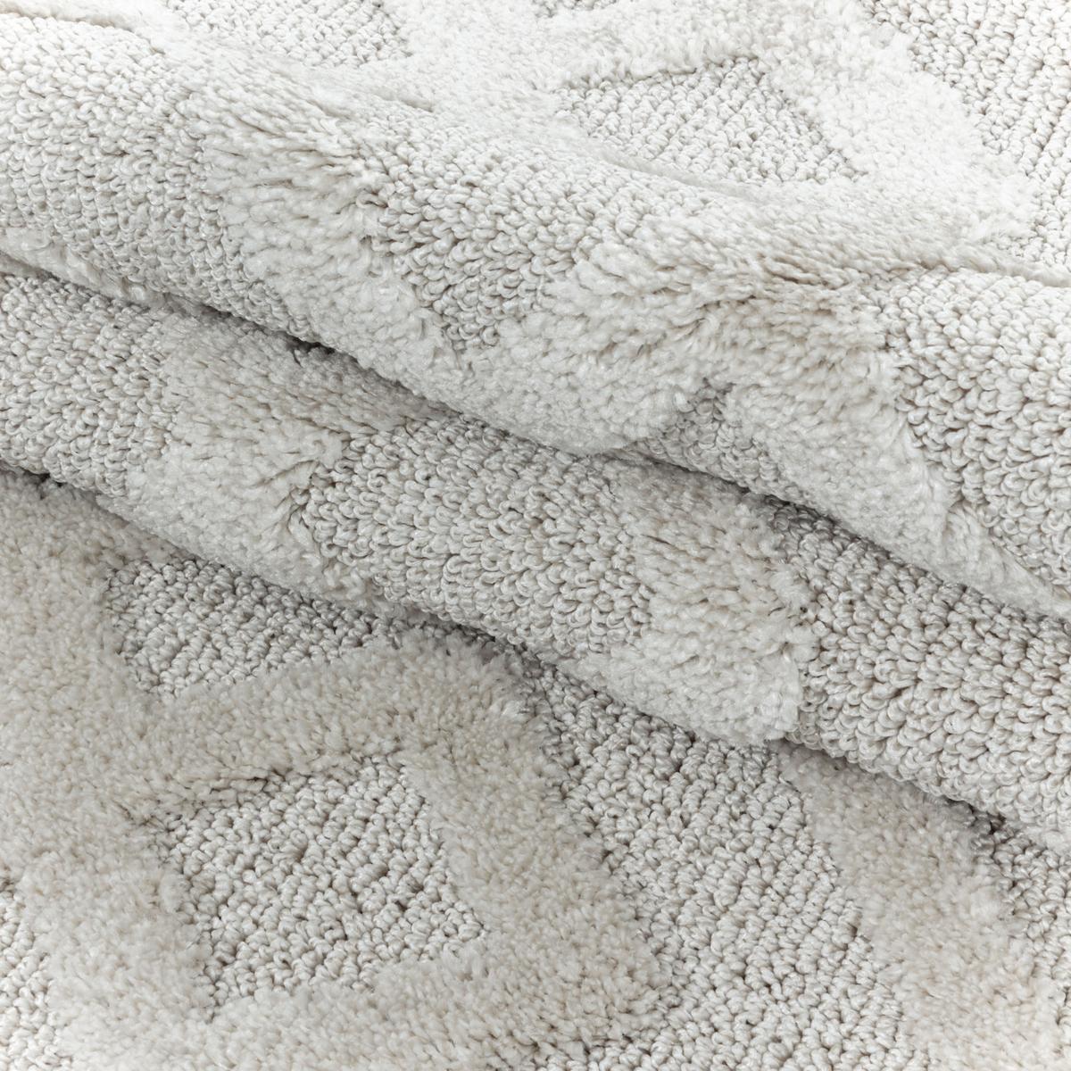 TEPPICH Hochflor EISACK in Creme, geometrisch, 240 x 340 cm - Beige, Textil (340/240cm) - KADIMA DESIGN