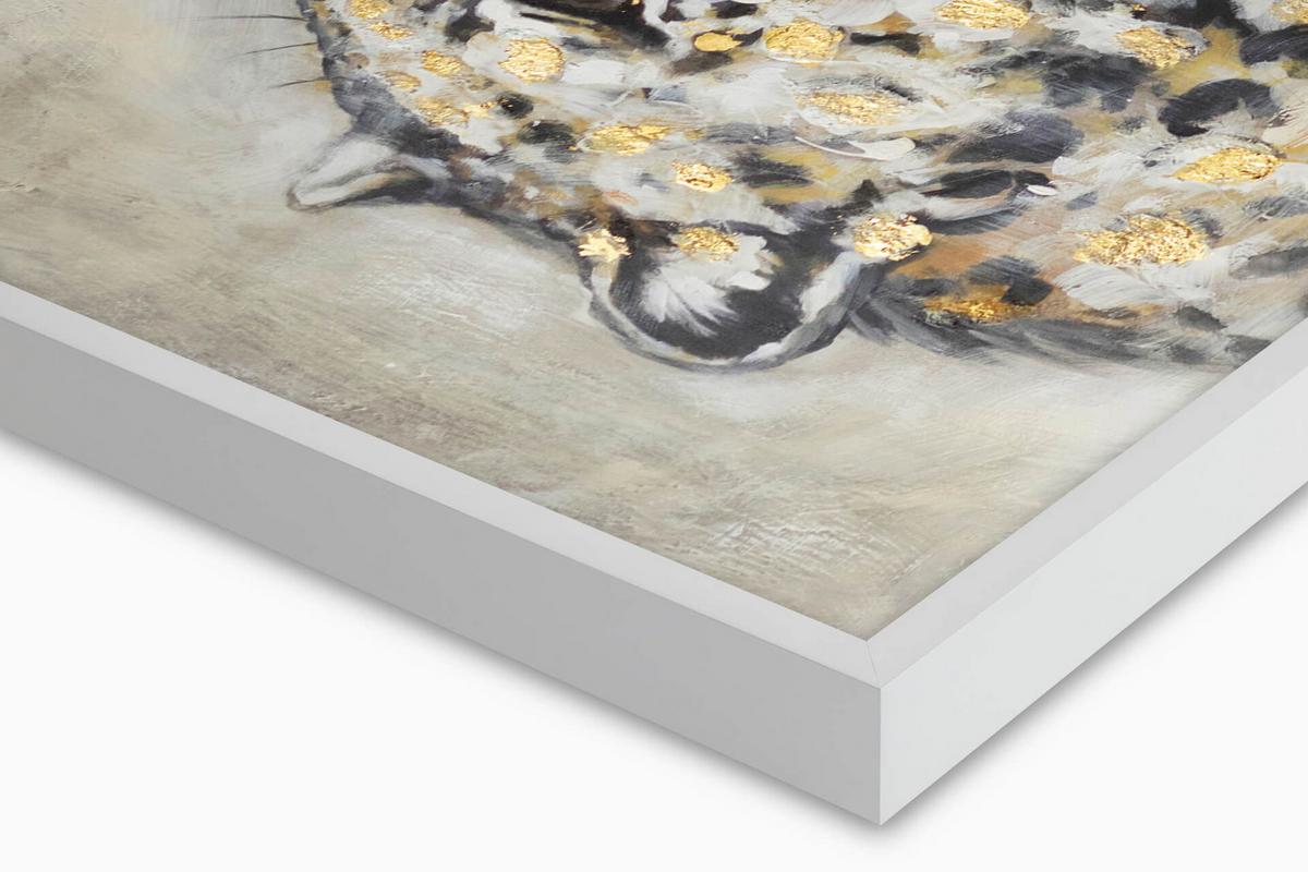 ACRYLBILD HANDGEMALT 62,5/122,5 cm - Schwarz, Holz/Textil (62.5/122.5cm) - KUNSTLOFT