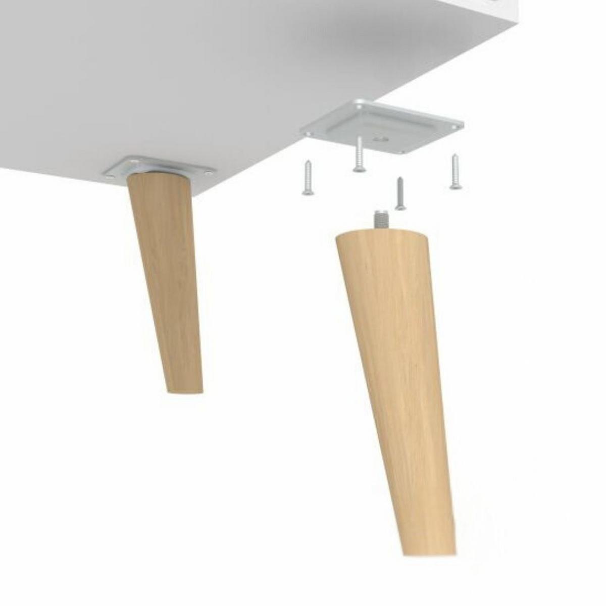 BÜCHERREGAL Fondi - Weiß, Holzwerkstoff (90/116/40cm) - RAUMHIRSCH FURNITURE