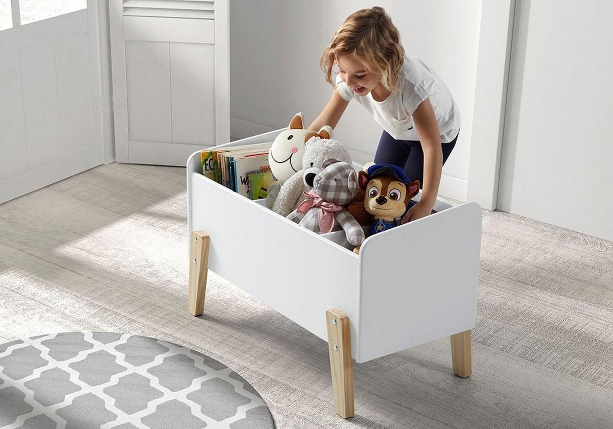 KINDERZIMMER Set Karilynn 3 Massivholz+MDF weiß - Weiß, Holz (130/73/230cm) - 58aufmkessel