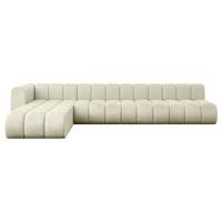 ECKSOFA modulares Sofa Darnel-L3 - 387x177x70 cm Beige - Beige, Holzwerkstoff/Textil (387/177cm) - ALTDECOR