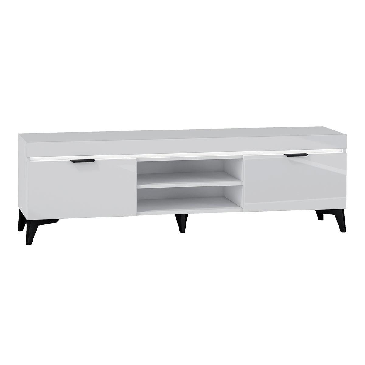 TV-MÖBEL Ruben Weiß - Weiß, Holzwerkstoff (157/48/40cm) - Petits-meubles