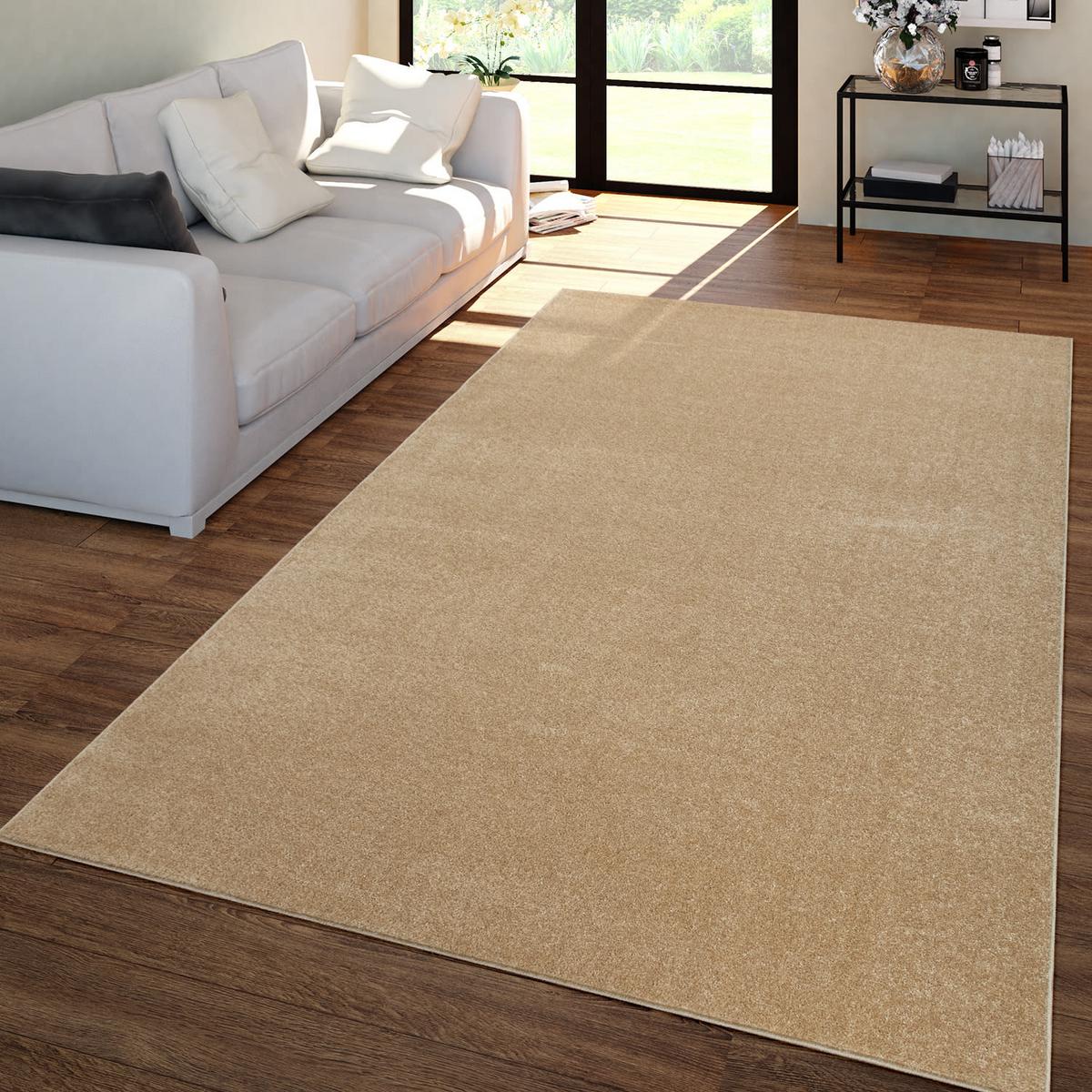 FLACHWEBETEPPICH Goldfarben 140 x 200 cm - Goldfarben, Kunststoff (140/200cm) - TT Home