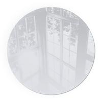GLASPLATTE für Kamin Ø 50 cm - Grau, Glas (50/50/0.4cm) - TULUP