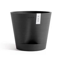 BLUMENTOPF Venice 20,1/17,7 cm Dunkelgrau - Dunkelgrau, Kunststoff (20.1/17.7cm) - Ecopots