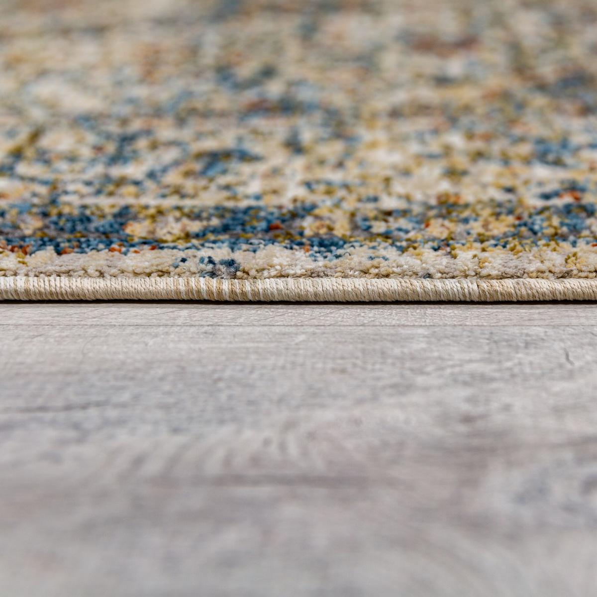 TEPPICH ADUR, im Vintage-Stil, Erdtöne-Bunt, 200 x 300 cm - Multicolor, Textil (300/200cm) - KADIMA DESIGN