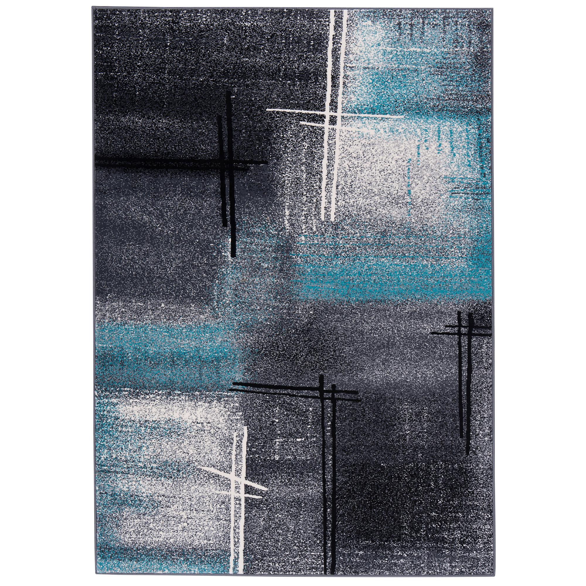 DESIGNER TEPPICH BRILLIANT VERLAUF - Blau, Textil (160/230cm) - Pergamon