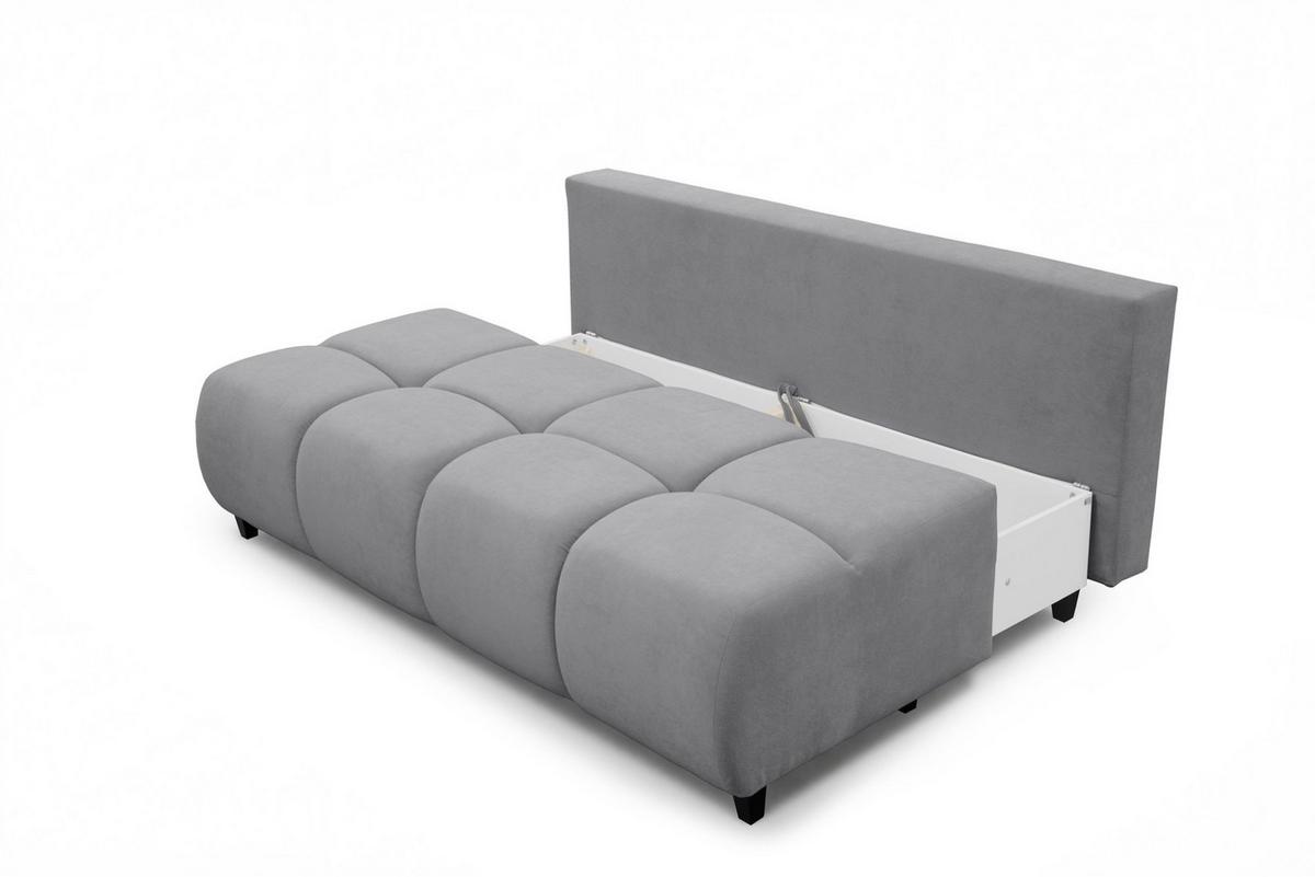 SCHLAFSOFA Xenio Mit Schlaffunktion - Grau, Holzwerkstoff/Textil (196/103/100cm) - Fun Möbel