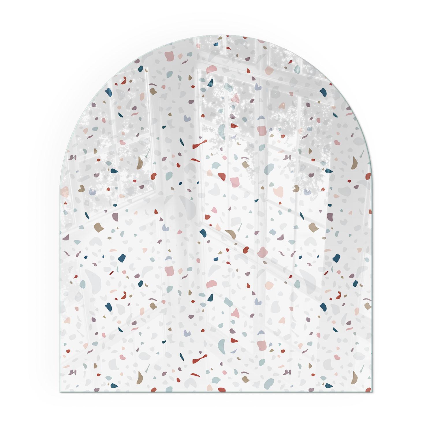 GLASPLATTE für Kamin 80x70 cm - Weiß, Glas (80/70/0.4cm) - TULUP