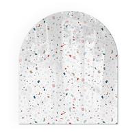 GLASPLATTE für Kamin 80x70 cm - Weiß, Glas (80/70/0.4cm) - TULUP
