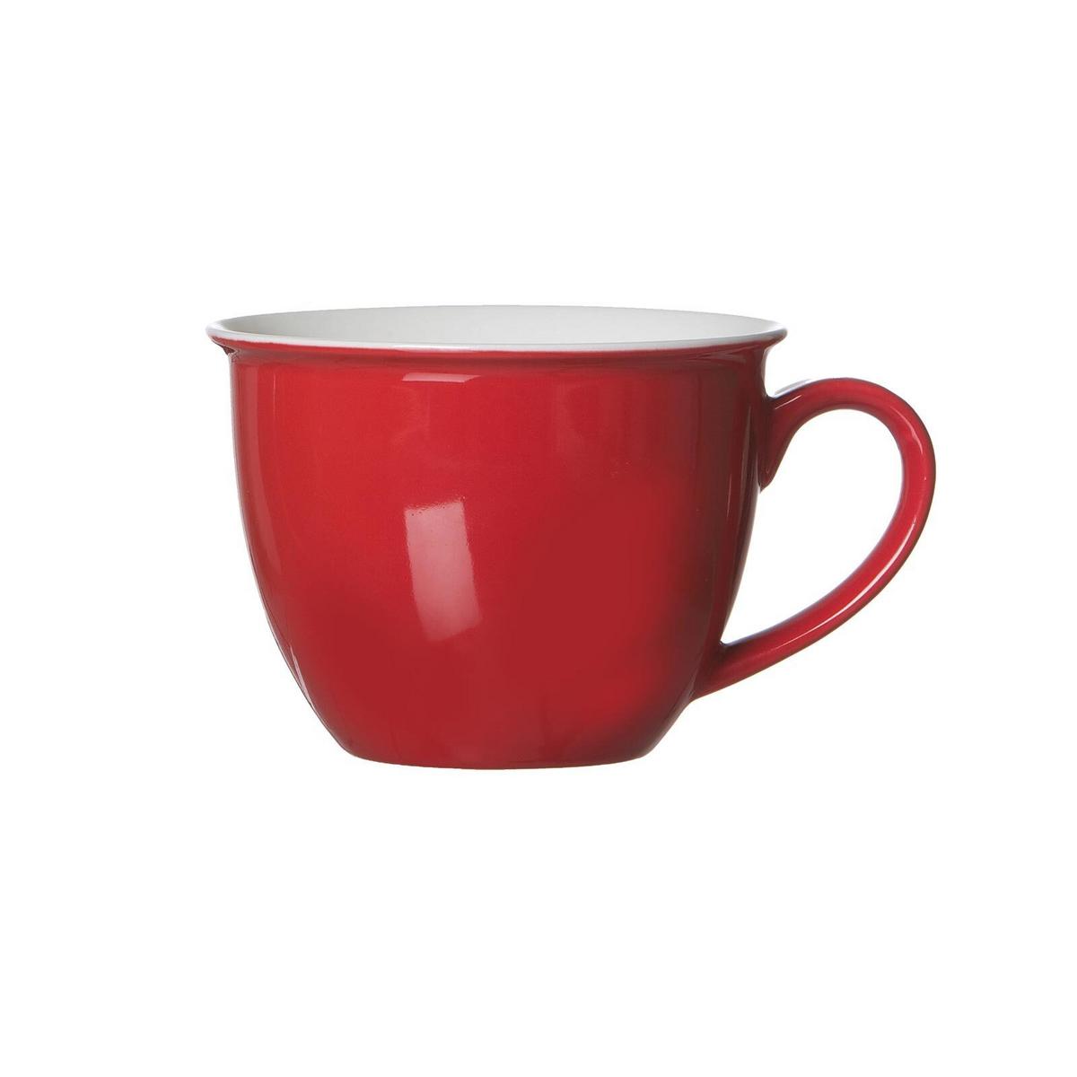 JUMBOTASSEN Doppio Rot 350 ml 6er Set - Rot, Keramik (0.35L) - Ritzenhoff Breker