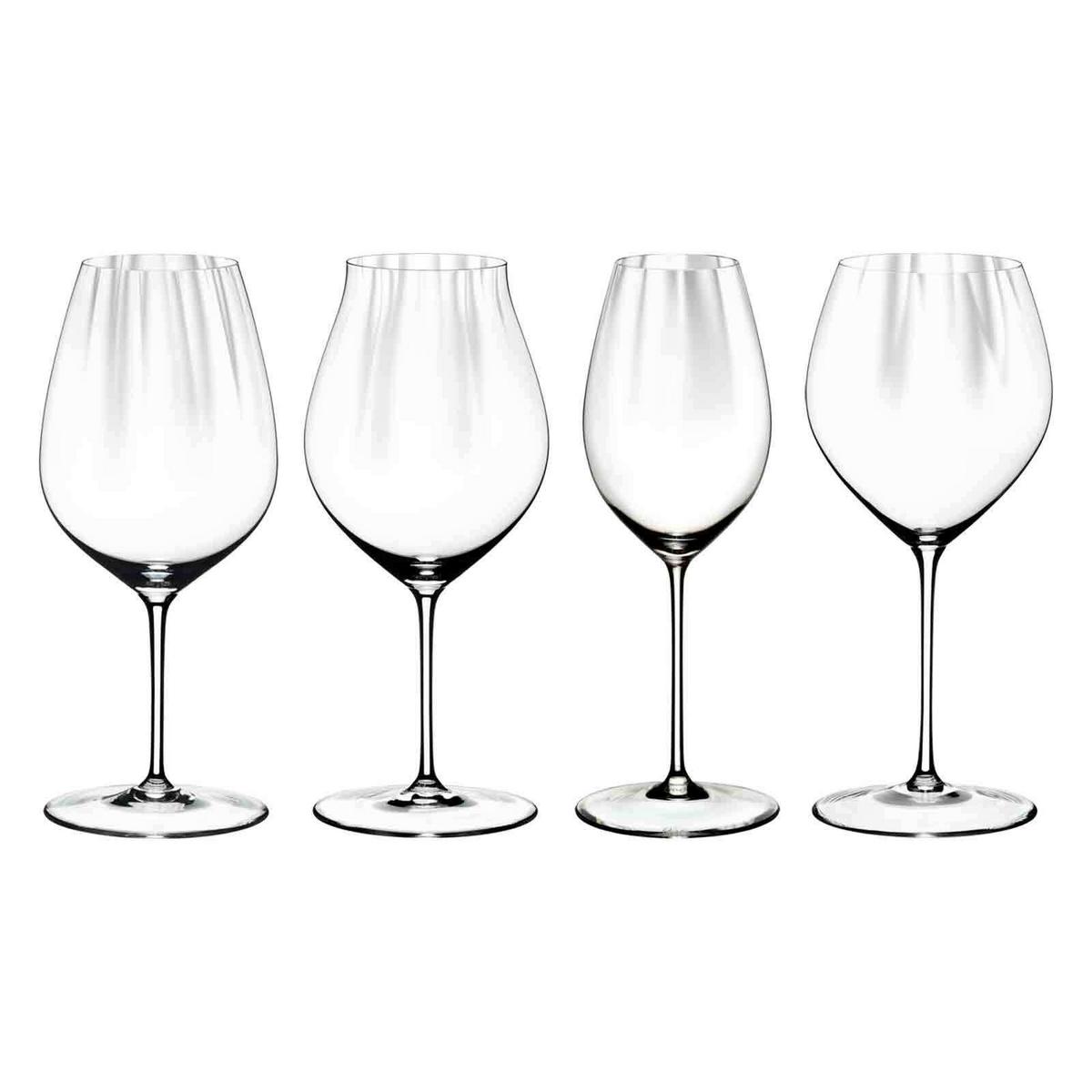 VERKOSTUNGSGLÄSER Performance transparent 4-tlg. - Transparent, Glas - Riedel