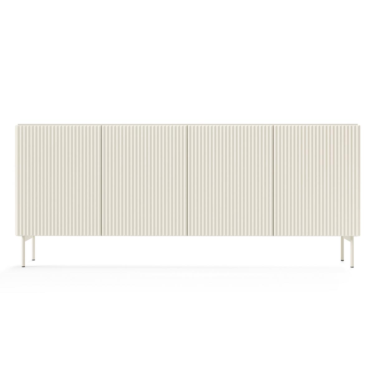 SIDEBOARD TRATTO 195,2/81,2/39,8cm 4 Türen Kaschmir - Kaschmir, Holzwerkstoff (195.2/81.2/39.8cm) - MASSENO