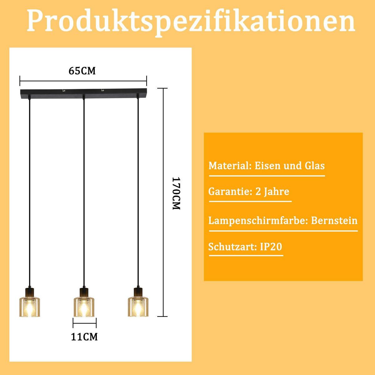 PENDELLEUCHTE Martinie 68/5/170 cm - Schwarz, Metall (5/68/170cm) - Nettlife