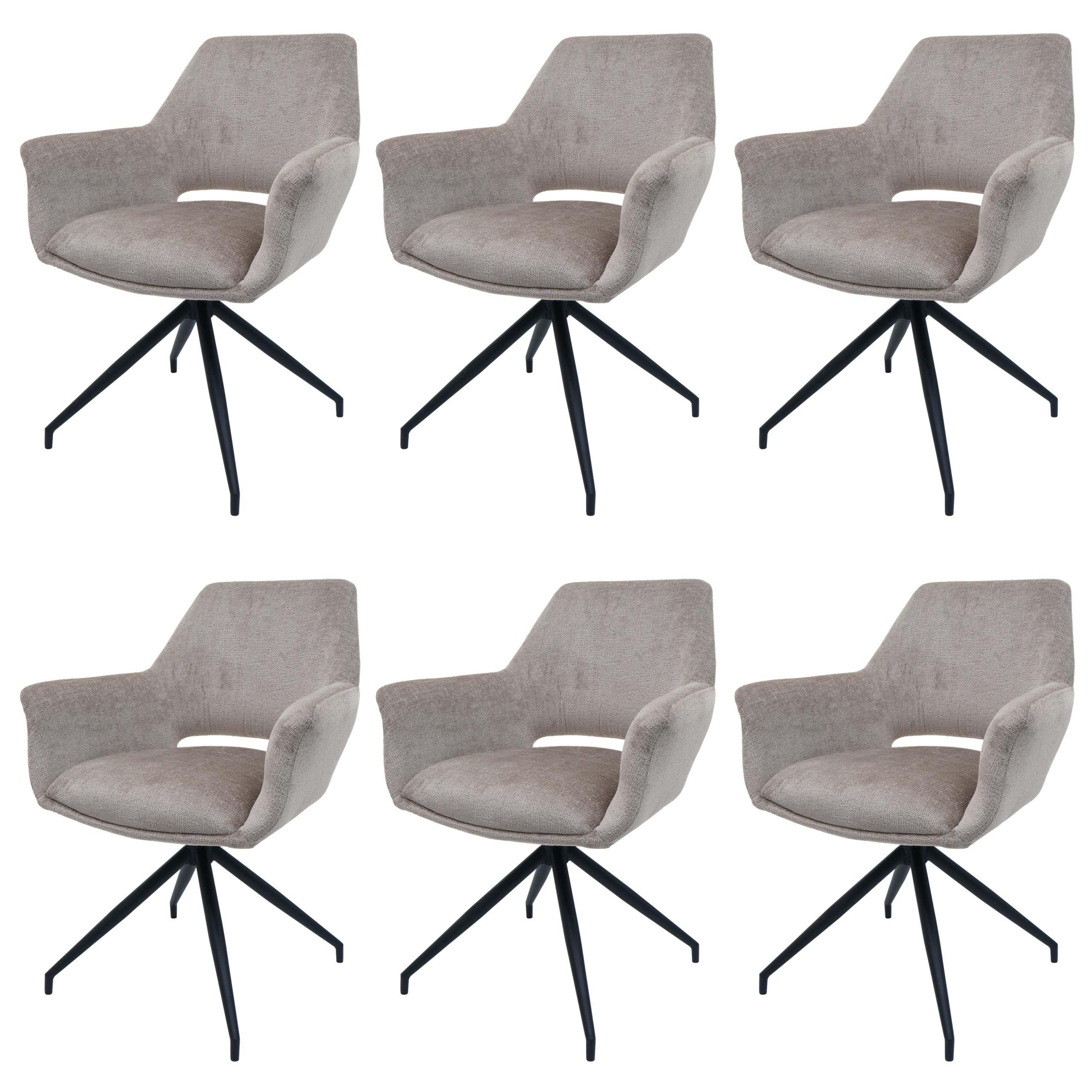 ESSZIMMERSTUHL taupe - Taupe, Textil (65/86/60cm) - MCW