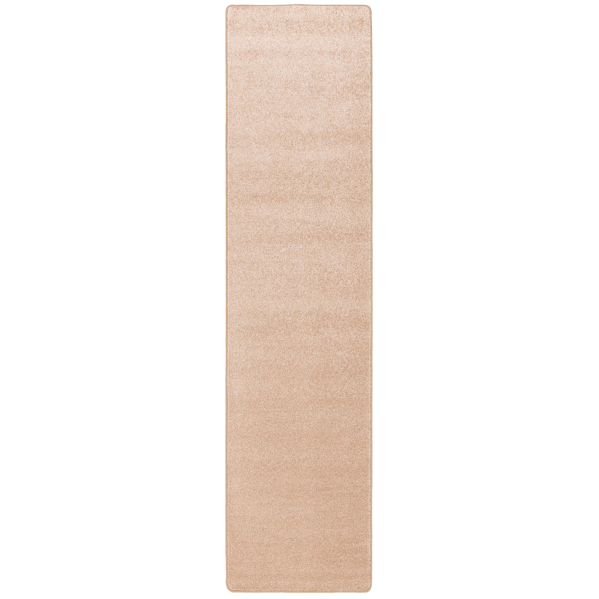 HOCHFLOR VELOURS LÄUFER TEPPICH LUNA - Beige, Textil (100/400cm) - Snapstyle
