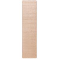HOCHFLOR VELOURS LÄUFER TEPPICH LUNA - Beige, Textil (80/400cm) - Snapstyle