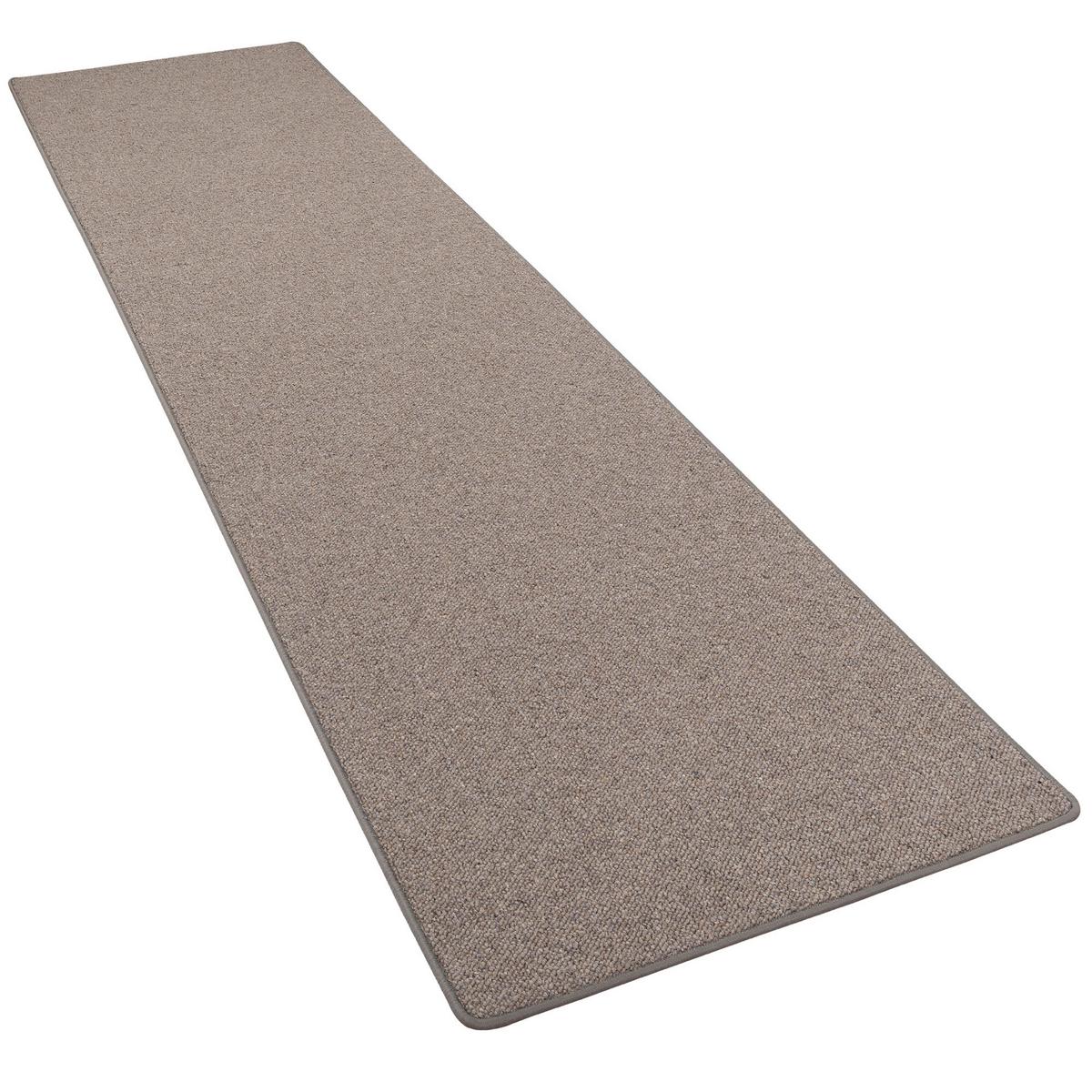 NATUR TEPPICH LÄUFER WOLLE BERBER - Anthrazit, Textil (100/200cm) - Snapstyle