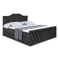 BOXBETT VILA-1-Z - 200x200 cm - H3 - Schwarz - Schwarz, Holzwerkstoff (200/200cm) - ALTDECOR