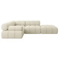 ECKSOFA modulares Sofa Felto-L1 - 285x190x70 cm Beige Bouclé - Beige, Holzwerkstoff/Textil (285/190cm) - ALTDECOR