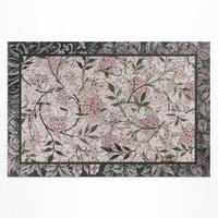 TEPPICH 100x150 cm Jasmin Skizze William Morris - Pink, Kunststoff (100/150cm) - Wallfluent