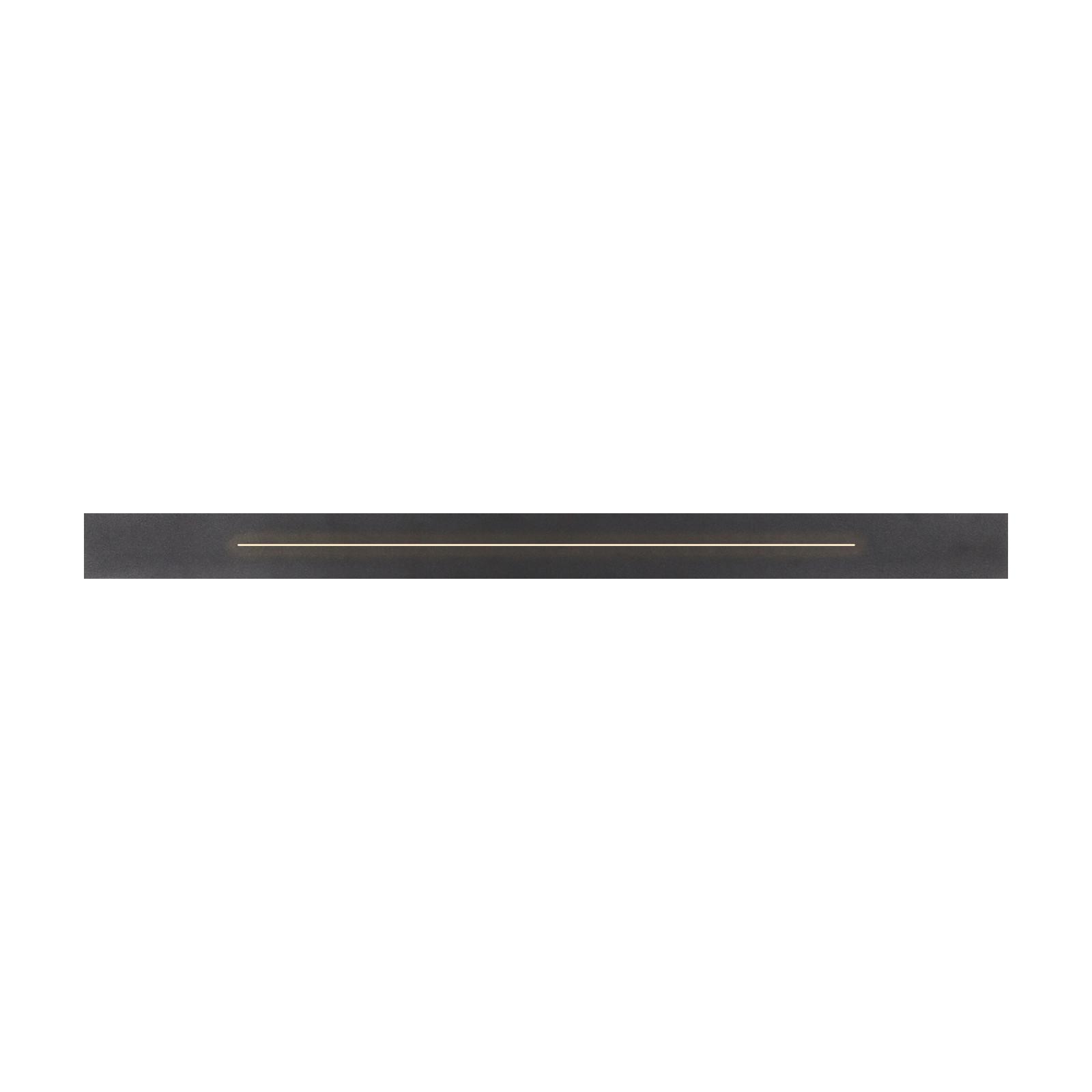 LED WANDLEUCHTE Raum - Schwarz, Metall (5/4/60cm) - Nettlife