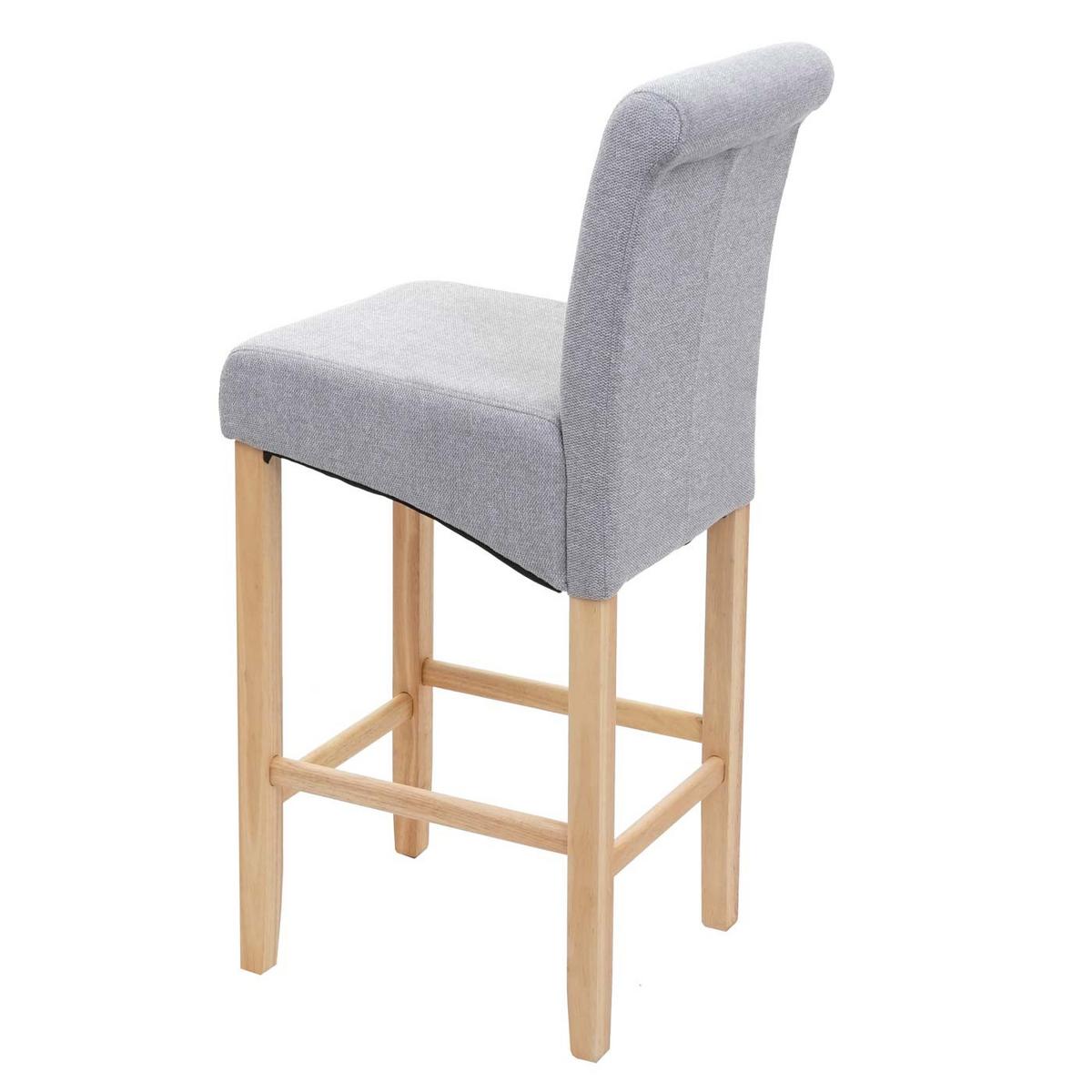 BARHOCKER Grau - Grau, Textil (39/105/53cm) - MCW