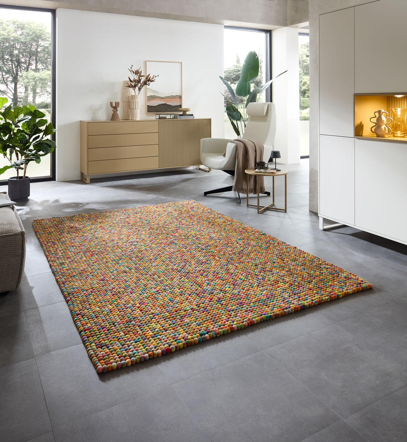 FILZTEPPICH Felty 170x240 cm - Multicolor, Textil (170/240cm) - THEKO