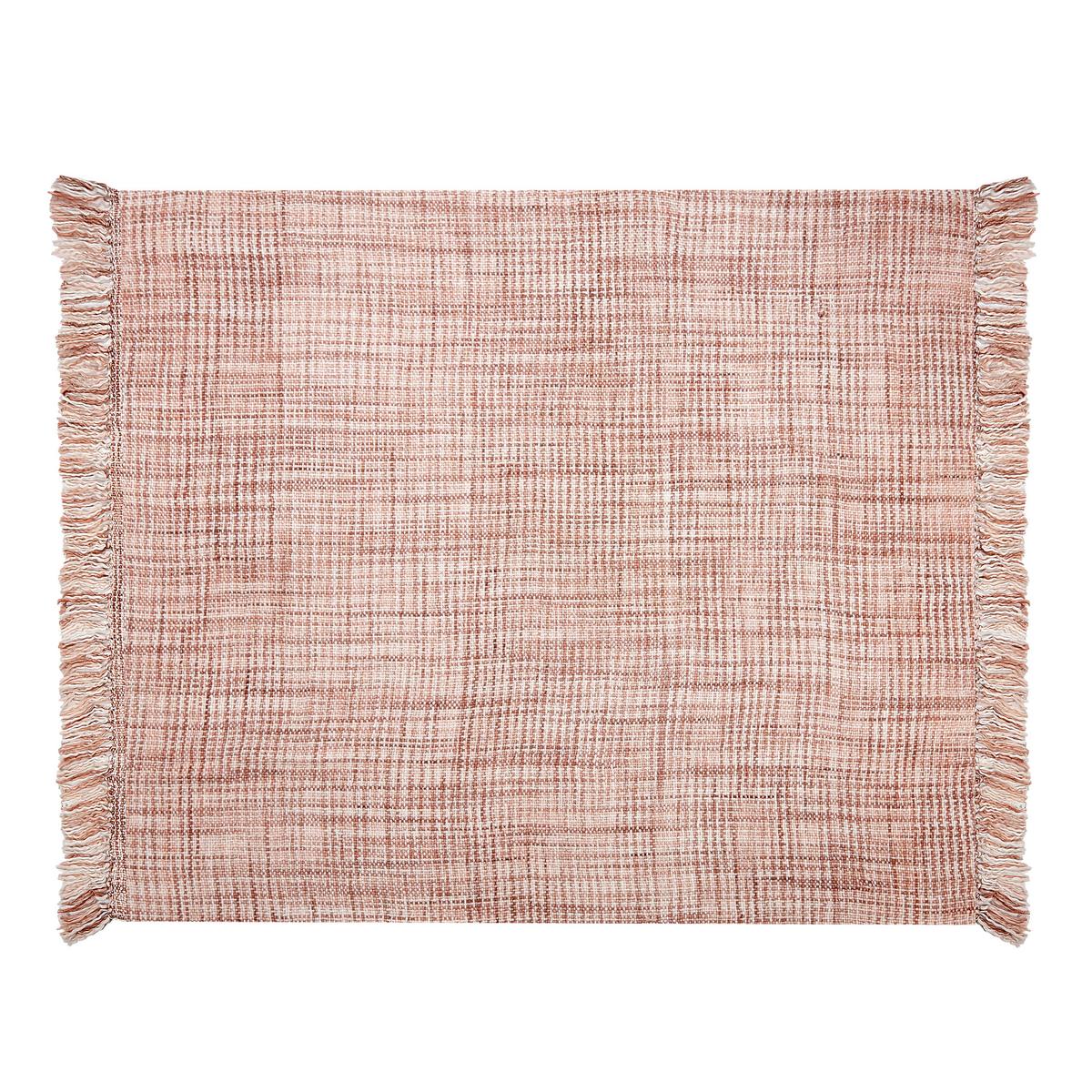 DECKE Goldbraun Deurali 125/150 cm - Braun, Textil (125/150cm) - Beliani