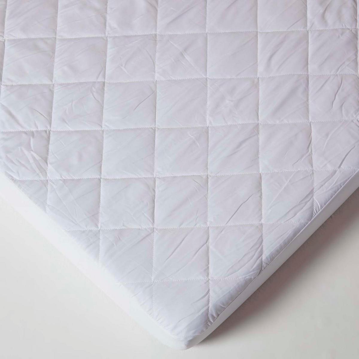 ALLERGIKER-MATRATZENSCHONER 90/200 cm, antiallergisch & antibakteriell - Weiß, Textil (90/200cm) - Homescapes
