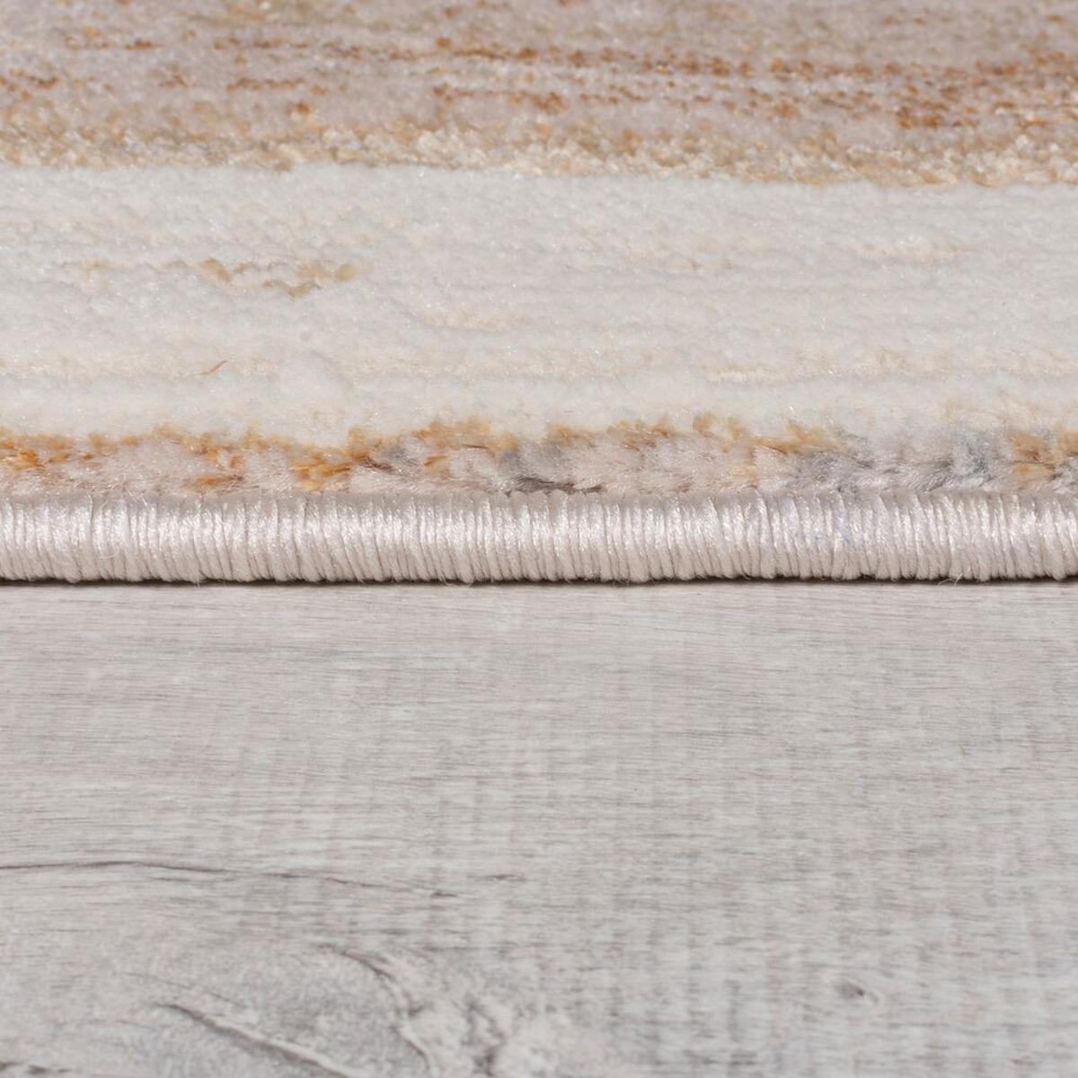 TEPPICH ZENNOR, abstrakt, Gold, 120 x 170 cm - Goldfarben, Textil (170/120cm) - KADIMA DESIGN