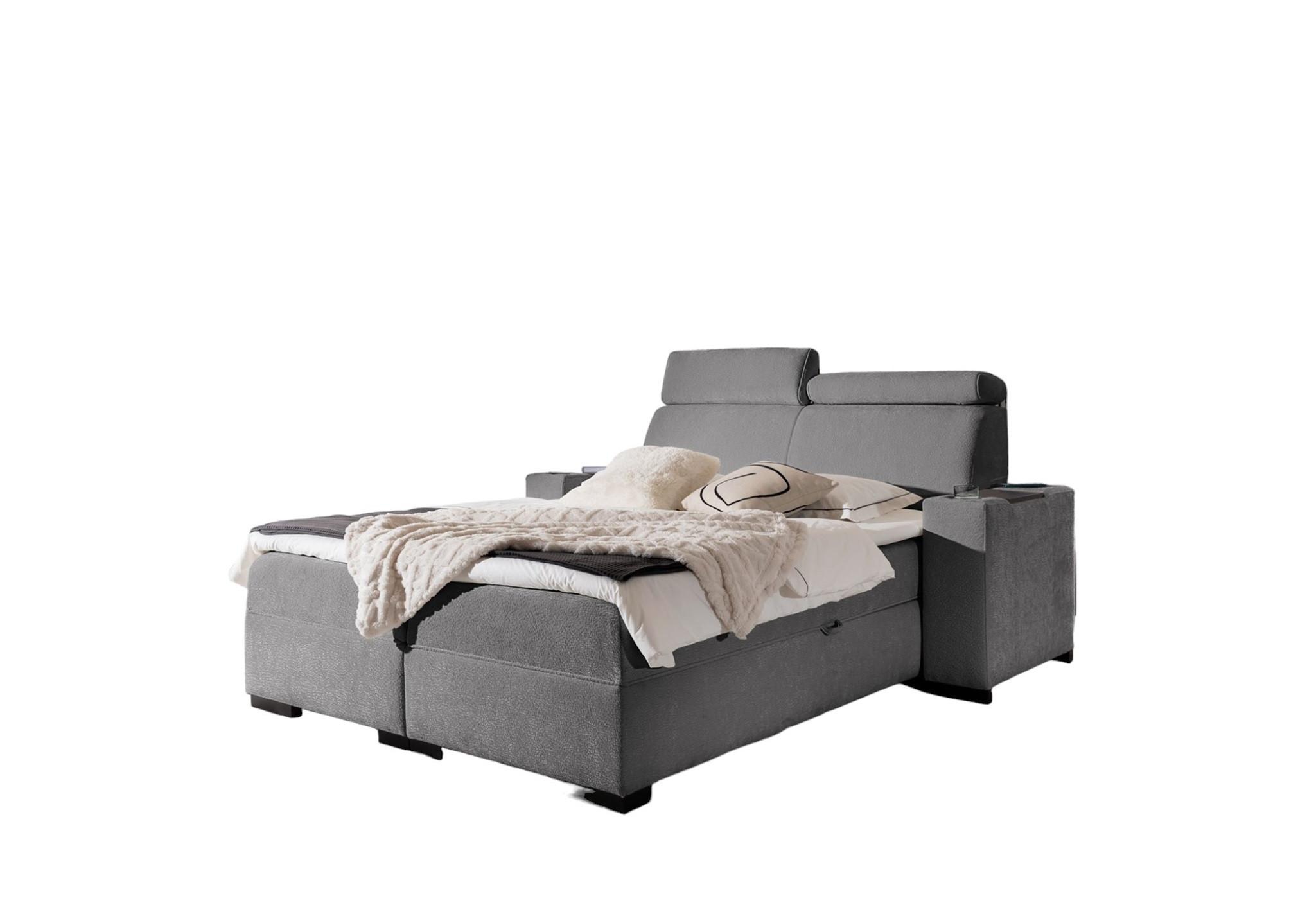 BOXBETT Nestor Dress Me Set.2 - Grau, Holzwerkstoff/Textil (120/200cm) - Fun Möbel