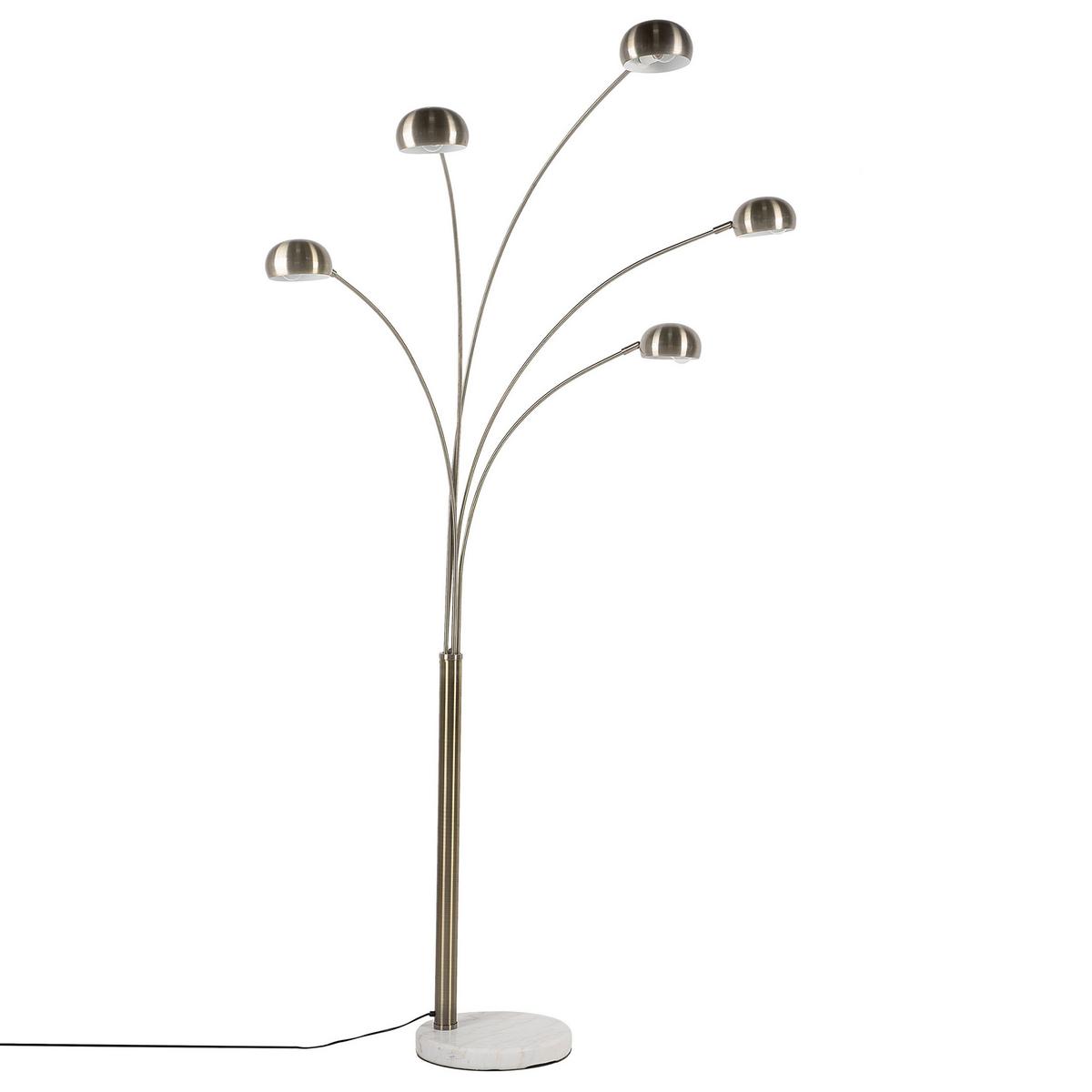 STEHLAMPE Flinders 100/100/212 cm - Goldfarben, Metall (100/100/212cm) - Beliani