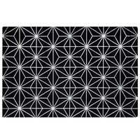 KURZFLOR-TEPPICH Sibel 230/160 cm - Schwarz, Naturmaterialien (160/230cm) - Beliani